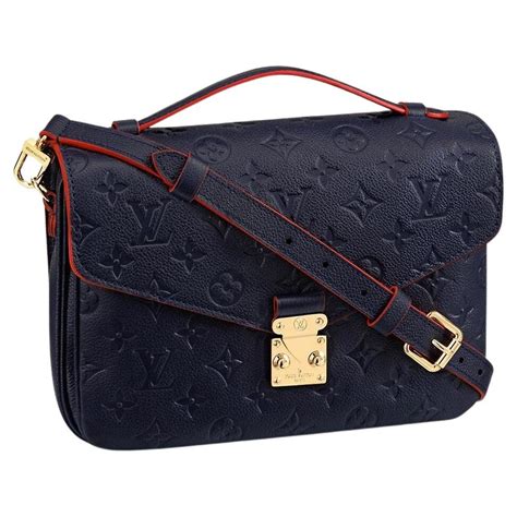 louis vuitton bag navy blue with red|Louis Vuitton baby blue bag.